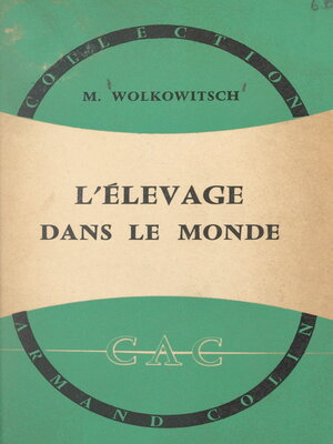 cover image of L'élevage dans le monde